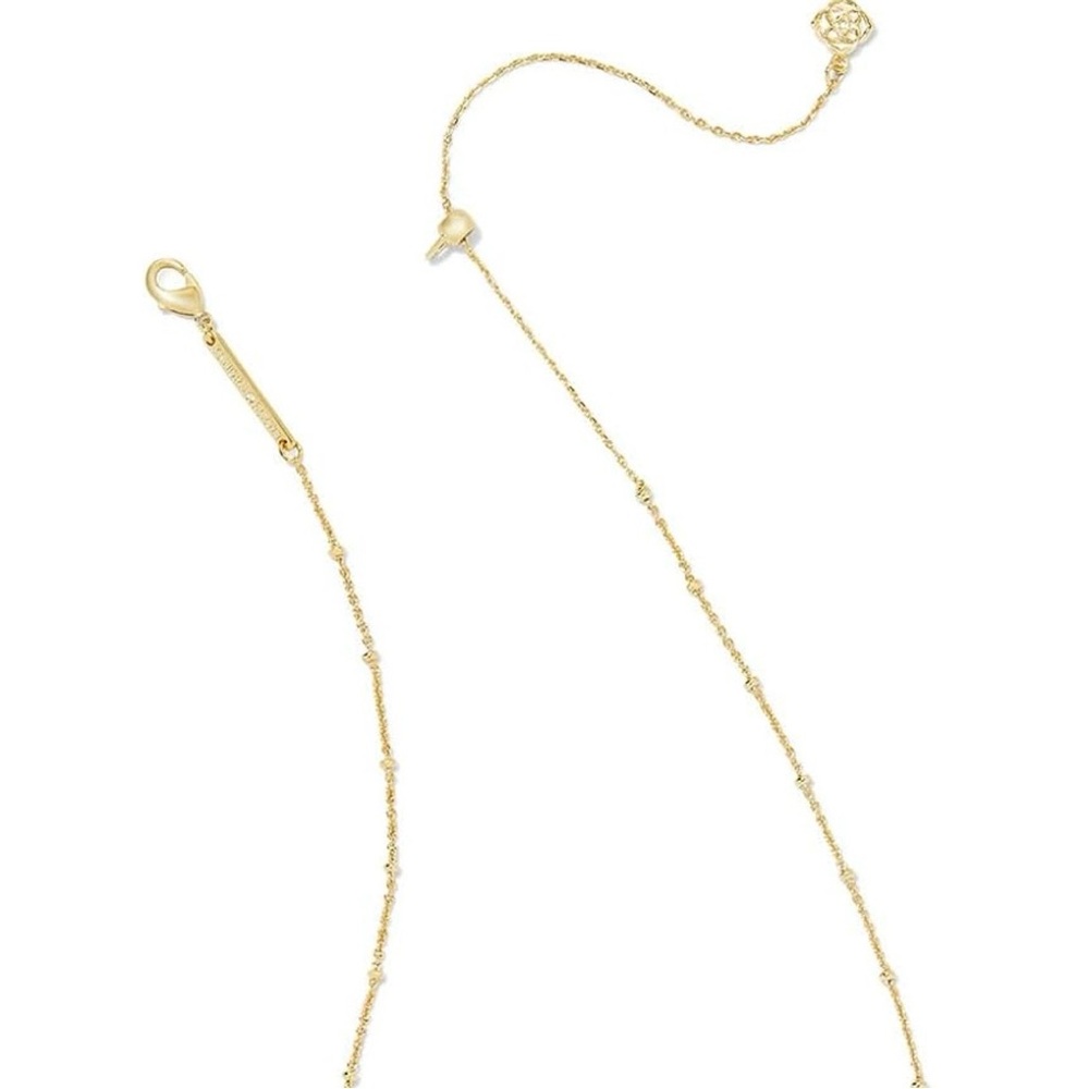 **NIB** Kendra Scott Mini Elisa Necklace - Gold/Pink Opalite - Picture 7 of 9